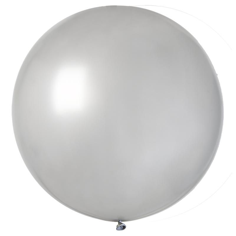 Ballon géant rond argent