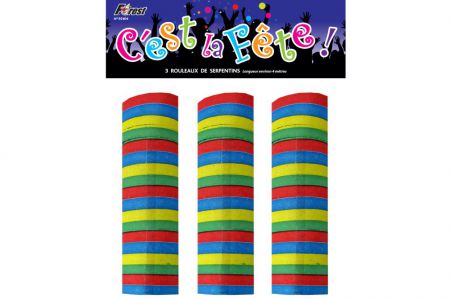 95404 serpentins rouleaux multi color pas cher laviemoinschere top fete 