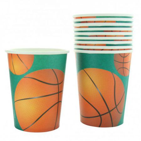 1226ora gobelet basketball anniversaire jetable deco 