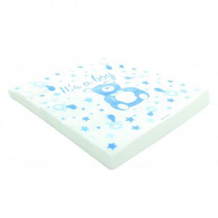 1124be serviette baby shower garcon bleu 