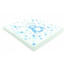 1124be serviette baby shower garcon bleu