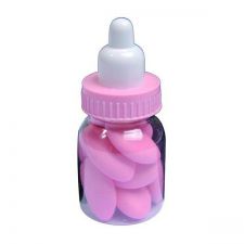 465ro biberon rose contenant dragee fille