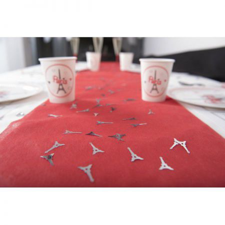 1127ass confetti tour eiffel 18 gr theme paris decoration table 