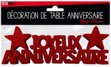 lettrage joyeux anniversaire rouge 