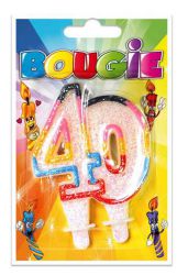 bougie blister 40 ans 