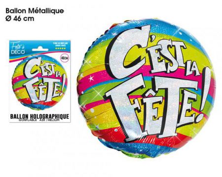 ballon helium c est la fete 