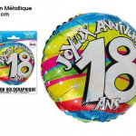 mini3 ballon helium 18 ans 