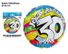 ballon helium 30 ans 