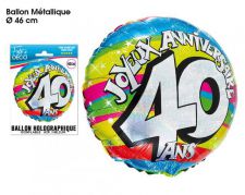 ballon helium 40 ans 