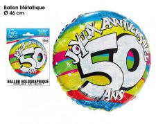 ballon helium 50 ans 