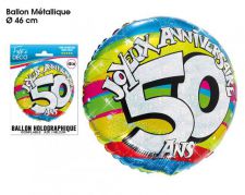 ballon helium 50 ans 