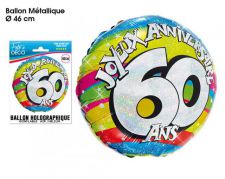 ballon helium 60 ans 
