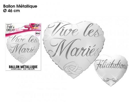 ballon helium vive les maries 