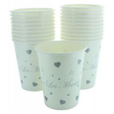 1053ar gobelet vive les maries 10 pieces 
