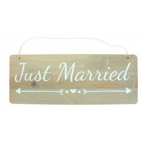 2135na pancarte bois just married 